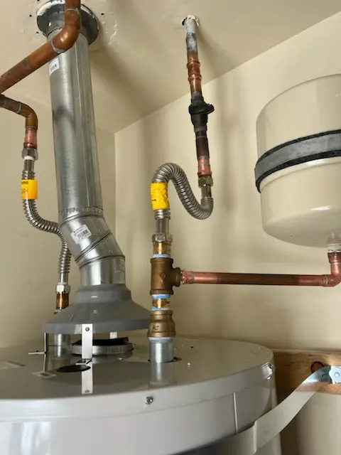 Water heater installation and plumbing repair in Hague